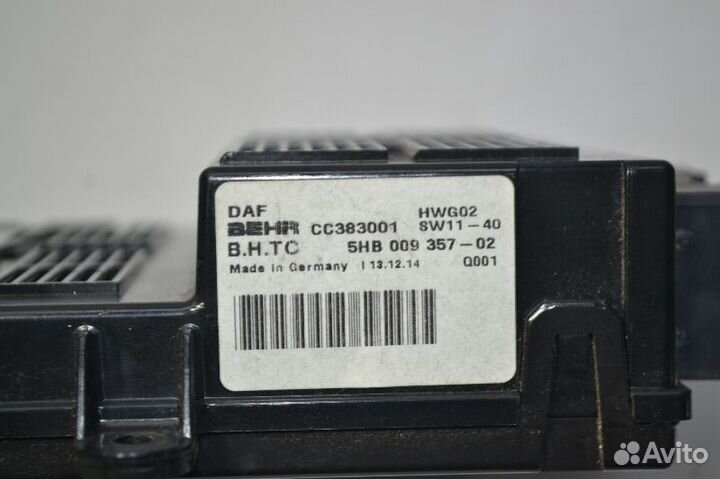 Отопление салона / Другие части DAF XF106 (01.14)