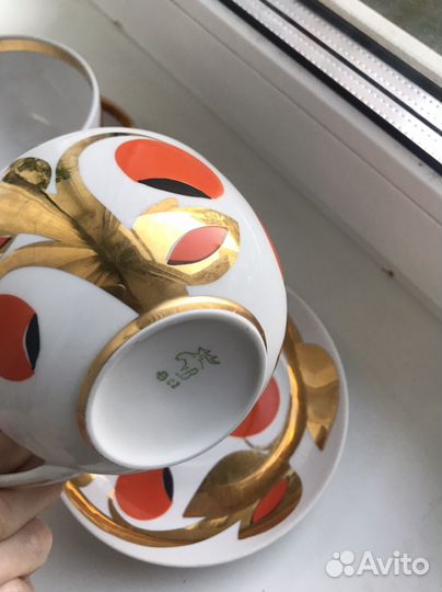 Набор чашек с блюдцами СССР
