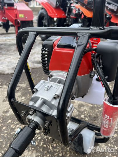 Мотобур бензобур elitech