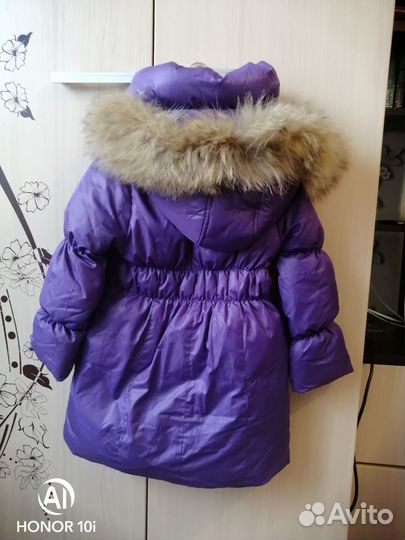 Пуховик для девочки 116