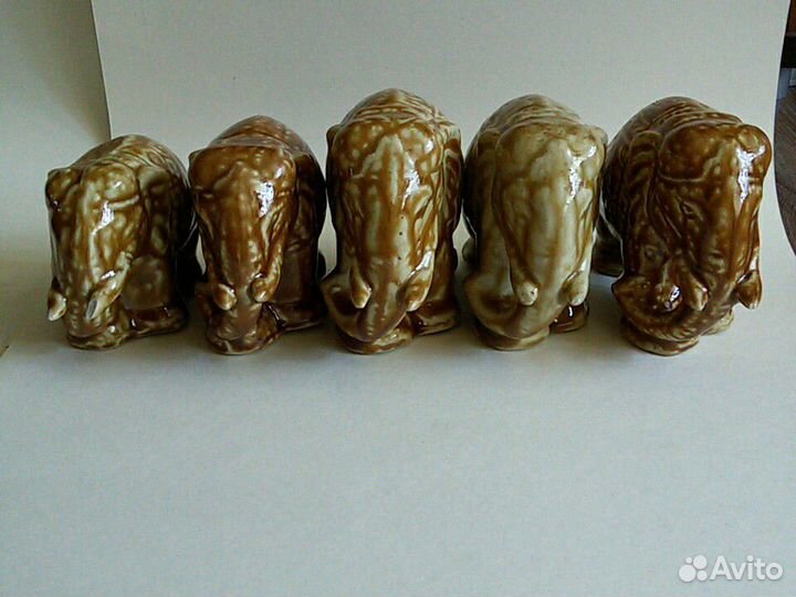 Фарфоровый слоник статуэтка фарфор слон керамика