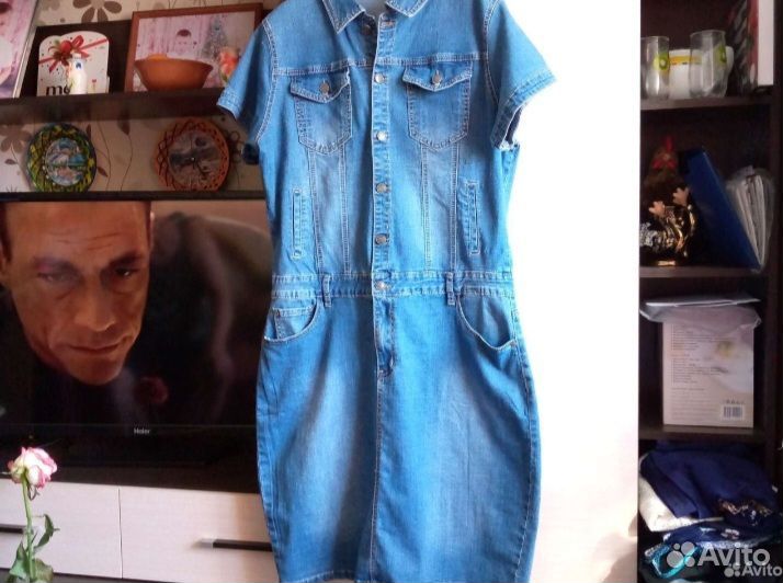 Джинсовое платье