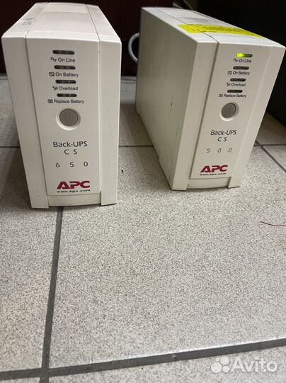 Ибп APC Back-UPS CS 650 BK650-RS