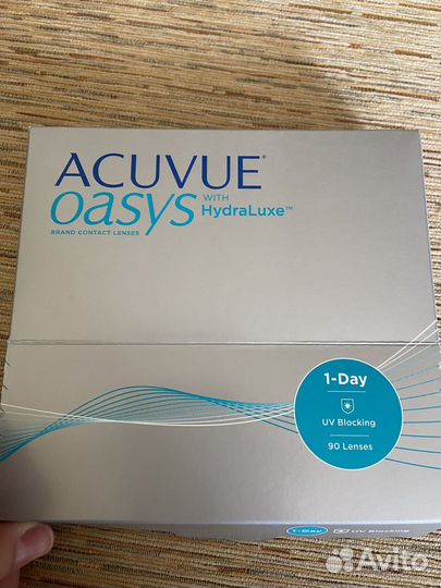Линзы контактные acuvue oasys 1 day