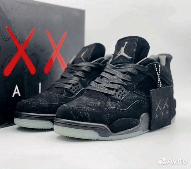 Nike Air Jordan 4 Kaws Black
