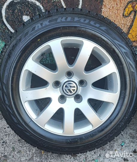 Литые диски с резиной r15 Volkswagen audi skoda