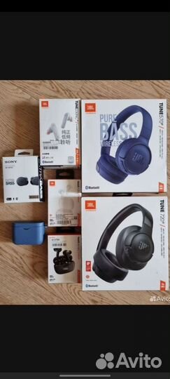 Беспроводные Наушники Anker Sony Marshall JBL fiio