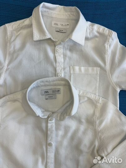 Рубашка белая zara