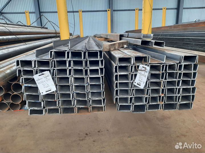 Швеллер гнутый 160х80х4 длина 12м Ст3
