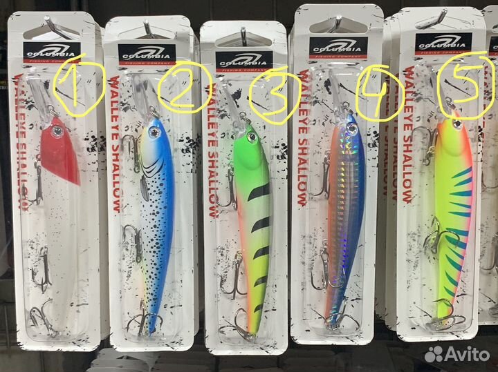 Воблеры Bandit Walleye Shallow на троллинг 3,6м