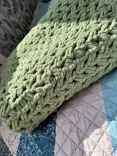 Плюшевый плед ручной работы Alize puffi