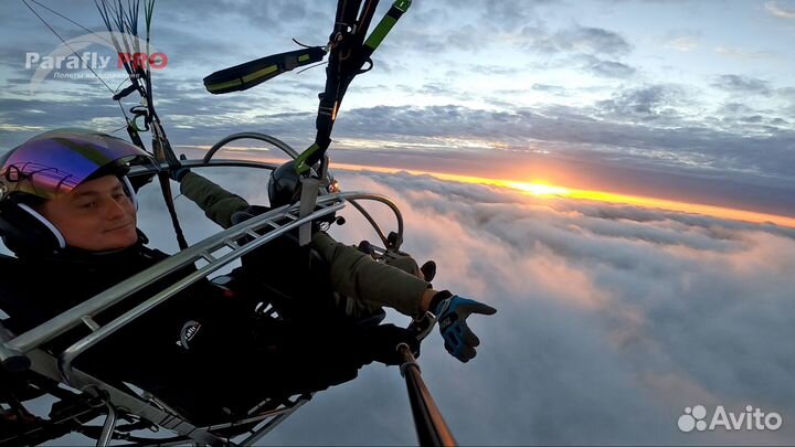 Моторные полёты на параплане в Калининграде