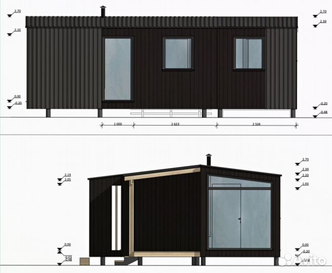 Дом под ключ Оптима Г45 с террасой