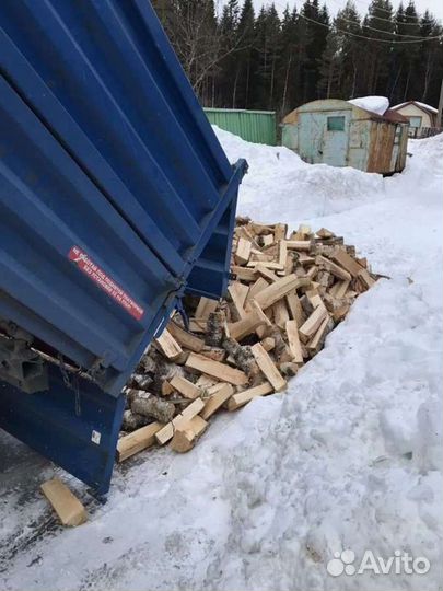 Дрова березовые. Колотые