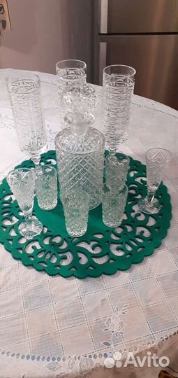 Хрустальная посуда б/у Чехия