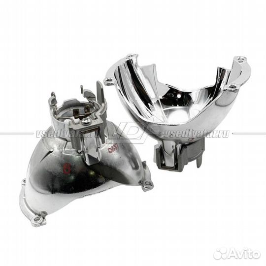 Отражатели линз Koito FX с заново нанесённым покры