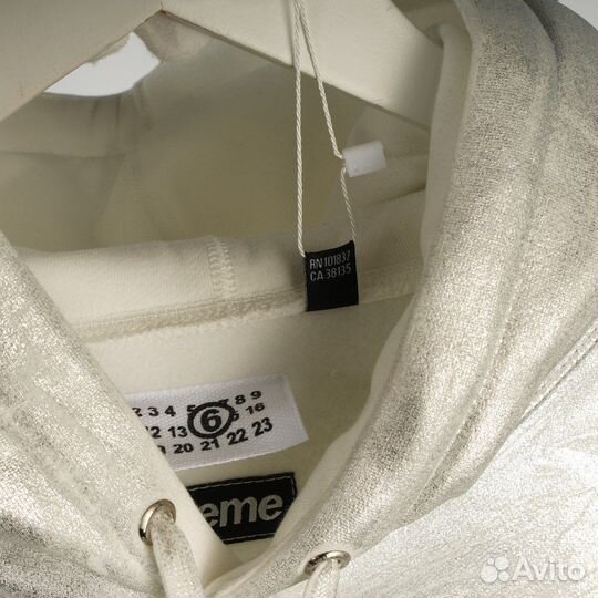 Худи Supreme x Maison Margiela white