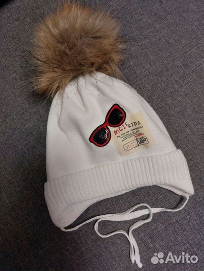 Шапки и варежки для девочки от 1 года до 3-х лет