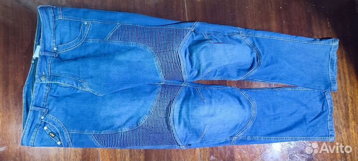 Мото джинсы мужские