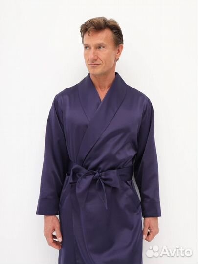 Халат мужской из шелка