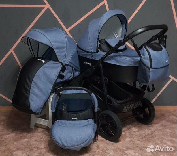 Коляска 3 в 1 Verdi Sonic plus