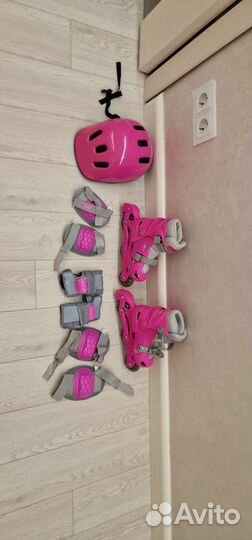 Роликовые коньки детские раздвижные