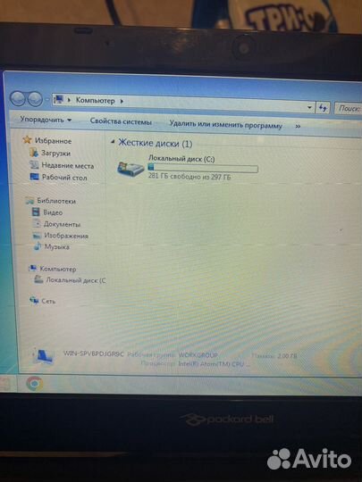 Нетбук packard bell
