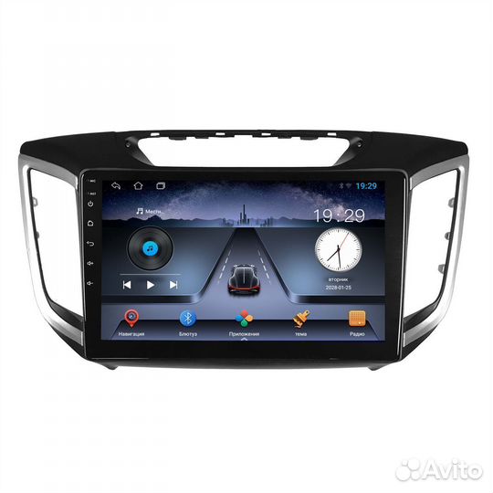 Магнитола Hyundai Creta 15-21 2/32 Qled Android