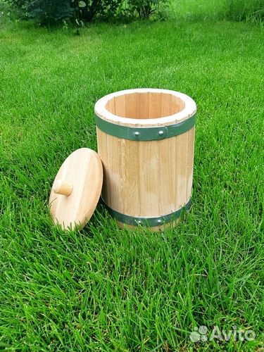 Кадка дубовая 7 л