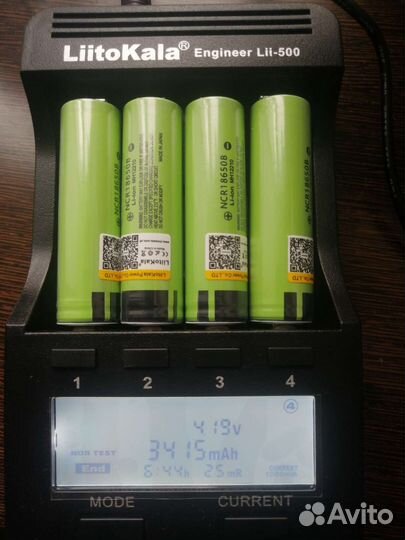Liitokala Original ncr18650b 3.7V 3400mah 18650