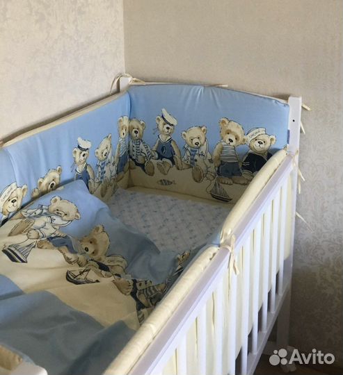 Бортики на кроватку