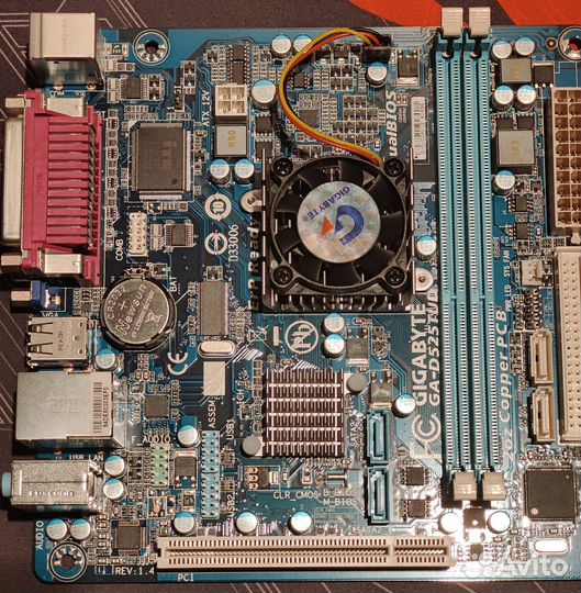 Мaтеpинcкая плaтa gigавyте GA-D525тud mini-ITX, DD