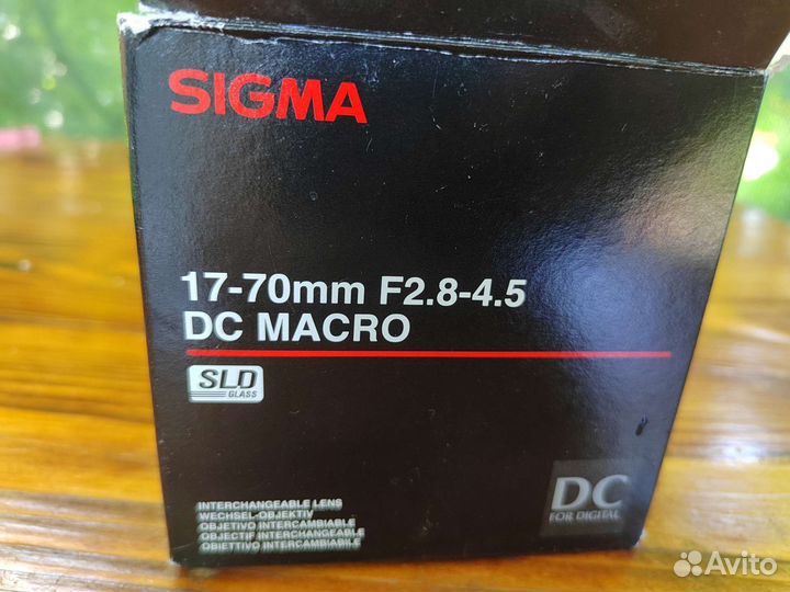 Объектив sigma для nikon