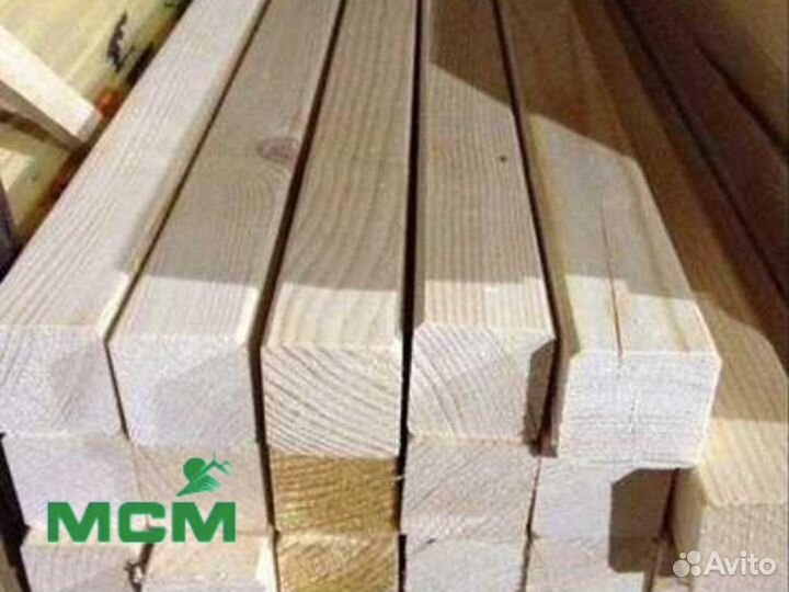 Брус строганный из сосны \ доставка