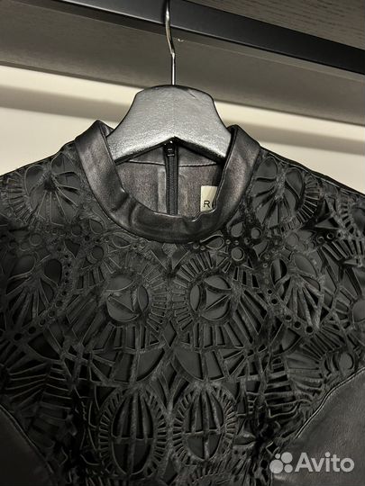 Кожаное платье Reiss