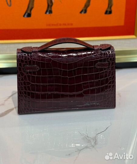 Сумка Hermes Kelly Pochette Croco