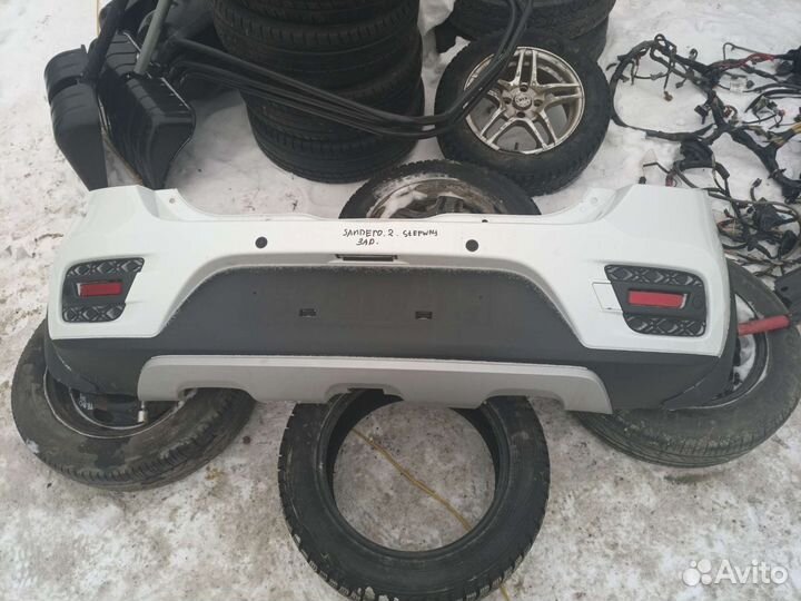 Задний бампер Renault Sandero Stepway 2