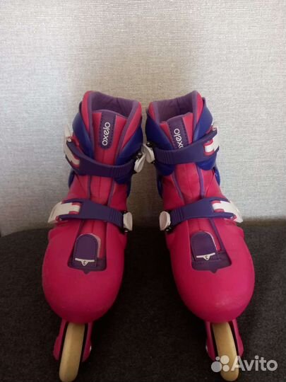 Роликовые коньки Oxelo разм 32-34