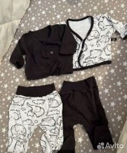 Распашонка и ползунки 62 размер