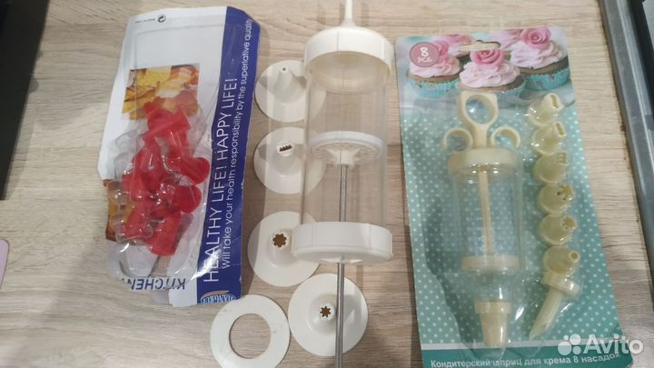 Кондитерский шприц и насадки, форма для выпечки