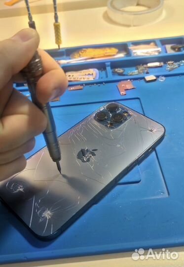 Замена задних стекл крышек iPhone