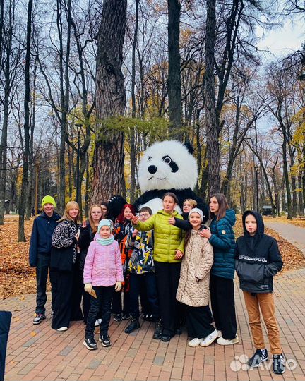 Надувной костюм панды