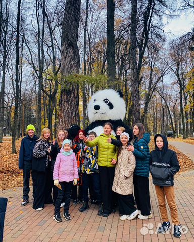 Надувной костюм панды