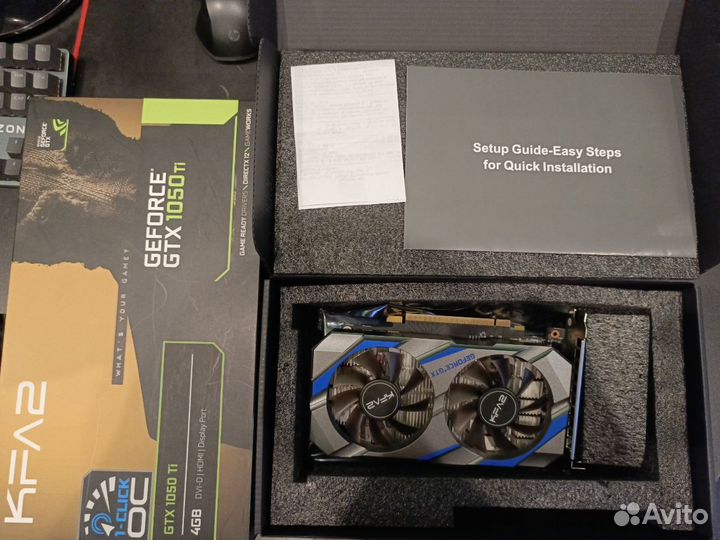 Видеокарта KFA2 GeForce GTX 1050 Ti 1-Click OC