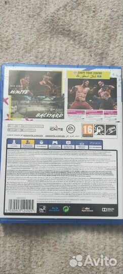 Игра для приставки ps4 ufc 4 диск