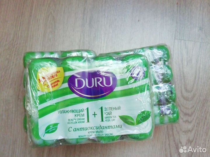 Мыло duru зелёный чай