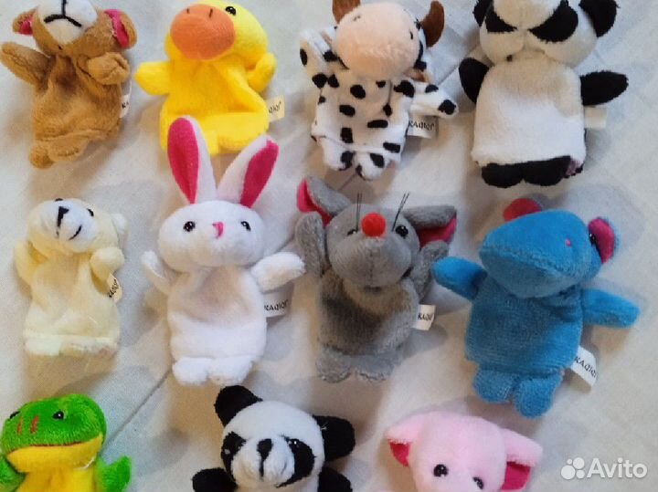 Пальчиковые игрушки, кукольный театр 17шт