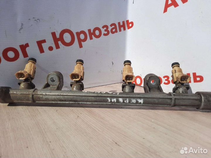 Топливная рампа с форсунками Kia Hyundai G4GC