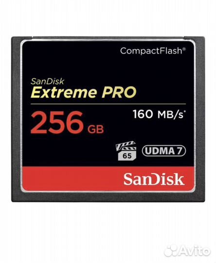Карта памяти SanDisk Extreme Pro 256Gb