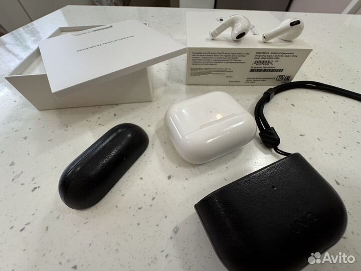 Чехол для apple airpods 3 нат кожа uniq terra